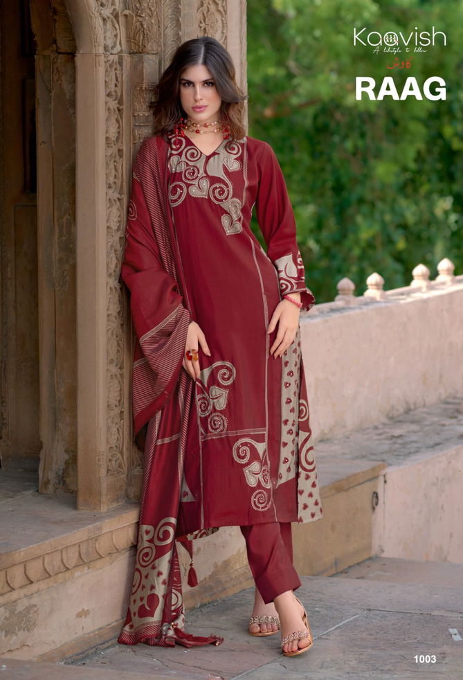 Raag By Kaavish Viscose Muslin Digital Printed Salwar Kameez Wholesalers In Delhi